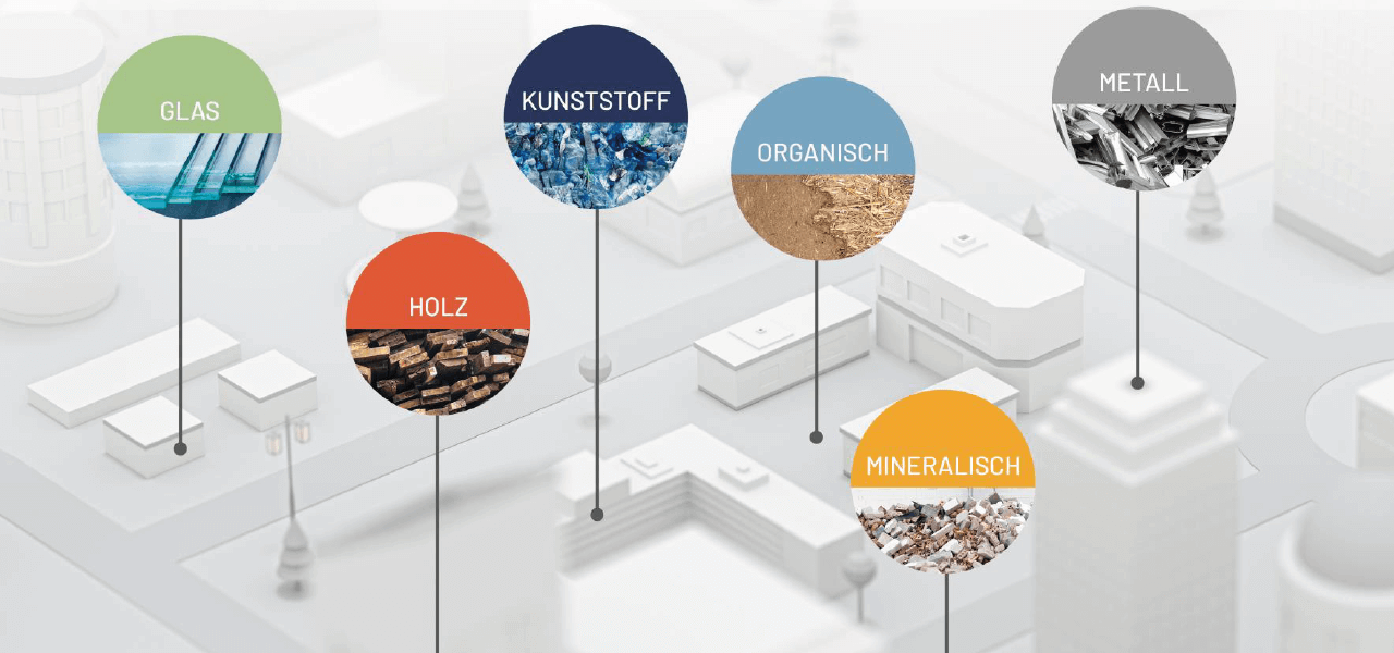 Eine Visualisierung der Stadt als Materialdepot der Zukunft.